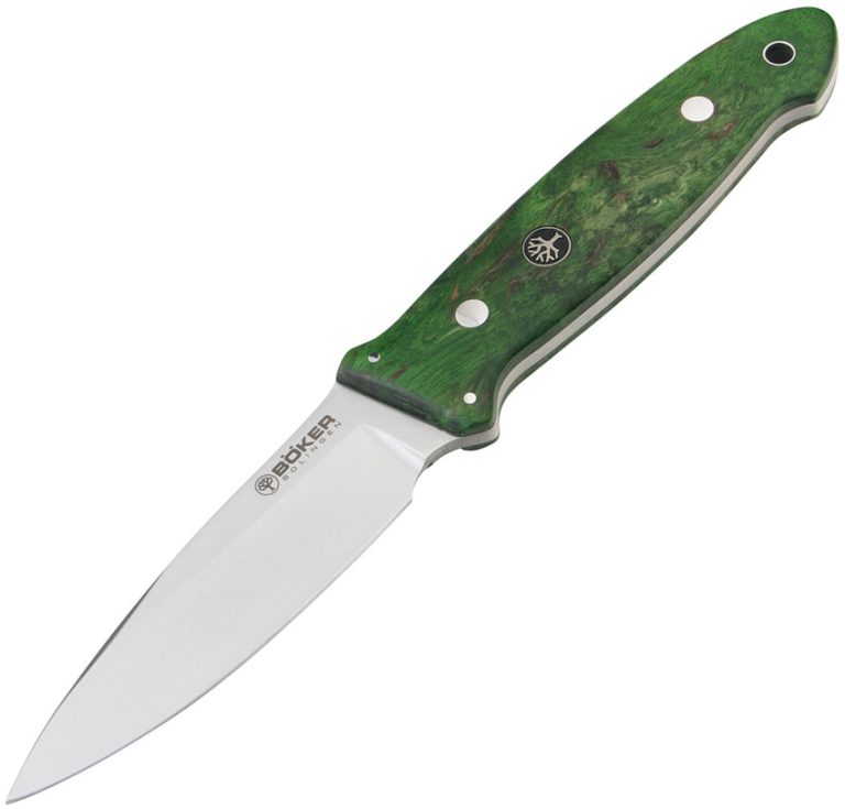 Boker Cub Fixed Blade Green Birch Buccaneer Knives