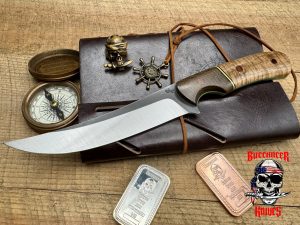 WW Customs Sportsman Pro Modified #6 Curly Maple OD Canvas Micarta