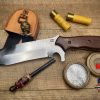 Hauck's Edge Multi Fighter Bowie Brown Burlap