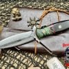 WW Customs Dagger African Ebony/Dyed Maple Burl W2 Steel