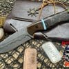 WW Customs Hunter Redwood Lace/OD Canvas Micarta W2 Steel